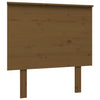 Bed Headboard Honey Brown 79x6x82.5 cm Solid Wood Pine