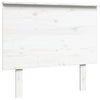 Bed Headboard White 94x6x82.5 cm Solid Wood Pine
