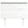 Bed Headboard White 94x6x82.5 cm Solid Wood Pine