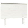 Bed Headboard White 104x6x82.5 cm Solid Wood Pine