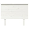 Bed Headboard White 104x6x82.5 cm Solid Wood Pine