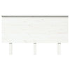 Bed Headboard White 139x6x82.5 cm Solid Wood Pine