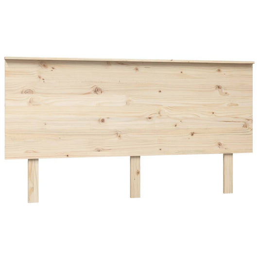 Bed Headboard 154x6x82.5 cm Solid Wood Pine