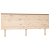 Bed Headboard 184x6x82.5 cm Solid Wood Pine
