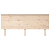 Bed Headboard 184x6x82.5 cm Solid Wood Pine