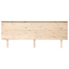 Bed Headboard 204x6x82.5 cm Solid Wood Pine