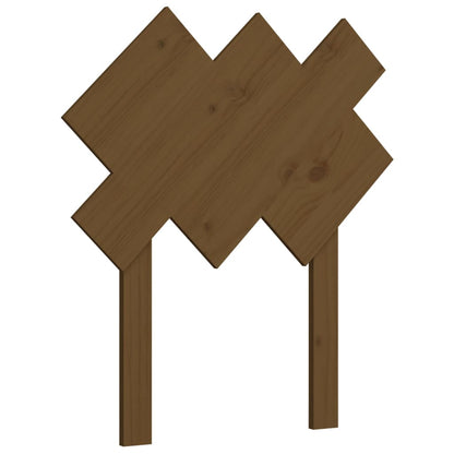Bed Headboard Honey Brown 72.5x3x81 cm Solid Wood Pine