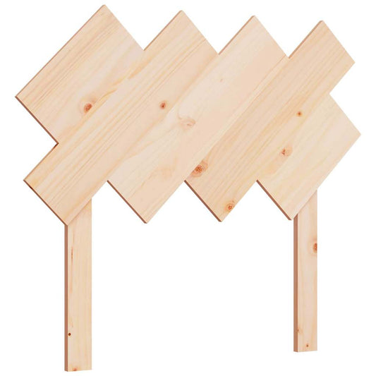 Bed Headboard | Natural Wood | Solid Pinewood | Standard Single