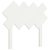 Bed Headboard White 92x3x81 cm Solid Wood Pine