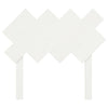 Bed Headboard White 92x3x81 cm Solid Wood Pine