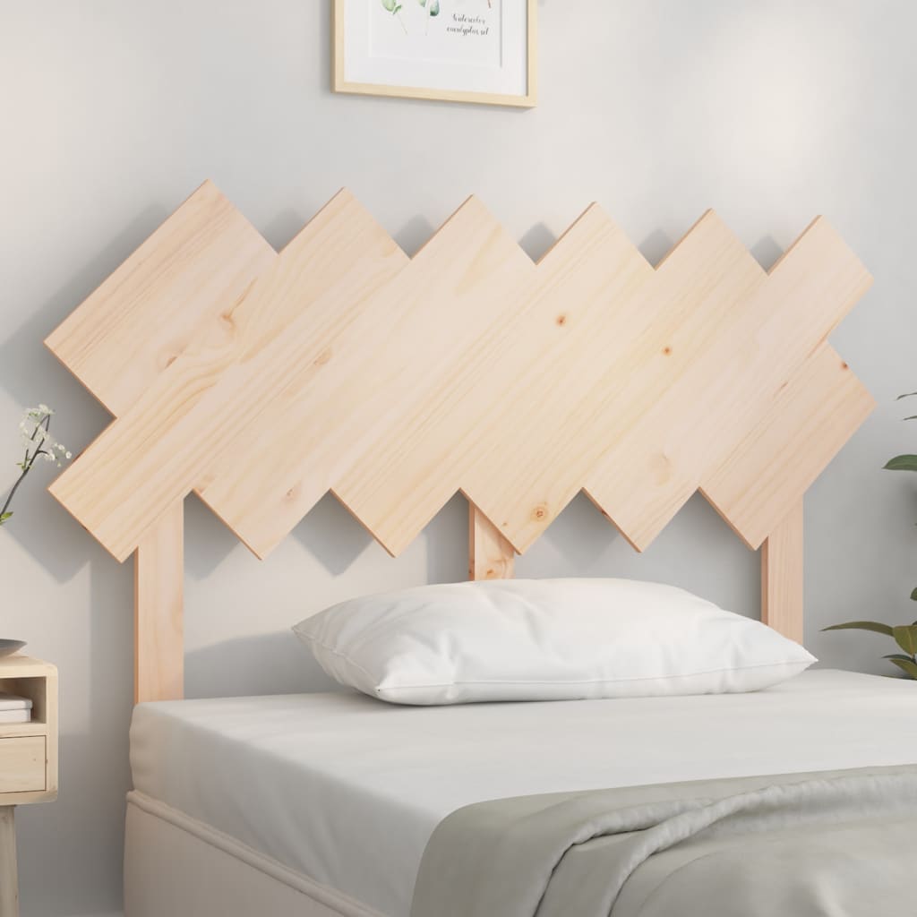 Bed Headboard | Wood | Solid pine wood (untreated) | Medium