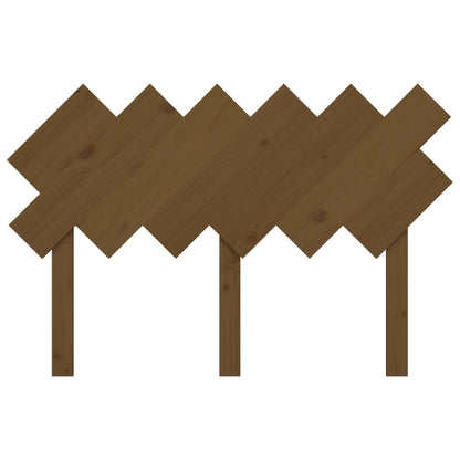 Bed Headboard | Honey brown | Solid pine wood | Medium