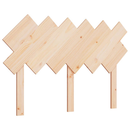 Bed Headboard | Natural Wood | Solid pine wood | 132x3x81 cm