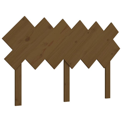 Bed Headboard | Honey Brown | Solid pine wood | 132 cm x 3 cm x 81 cm
