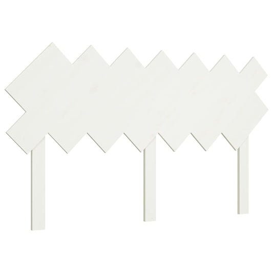 Bed Headboard | White | Solid Pine Wood | Medium | Durable
