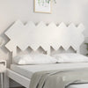 Bed Headboard White 141x3x80.5 cm Solid Wood Pine