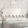 Bed Headboard White 141x3x80.5 cm Solid Wood Pine