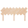 Bed Headboard 159.5x3x80.5 cm Solid Wood Pine