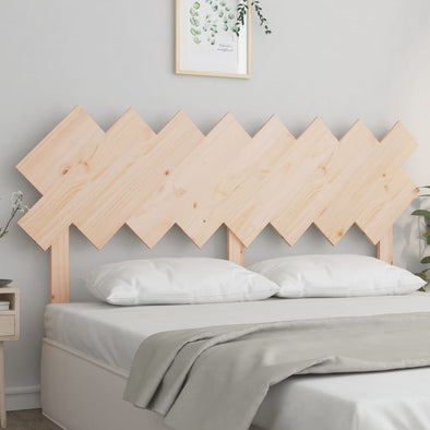 Bed Headboard 159.5x3x80.5 cm Solid Wood Pine