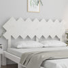 Bed Headboard White 159.5x3x80.5 cm Solid Wood Pine