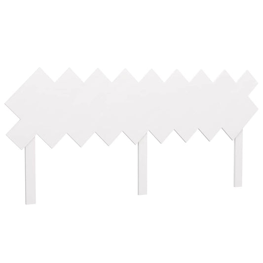 Bed Headboard White 178x3x80.5 cm Solid Wood Pine