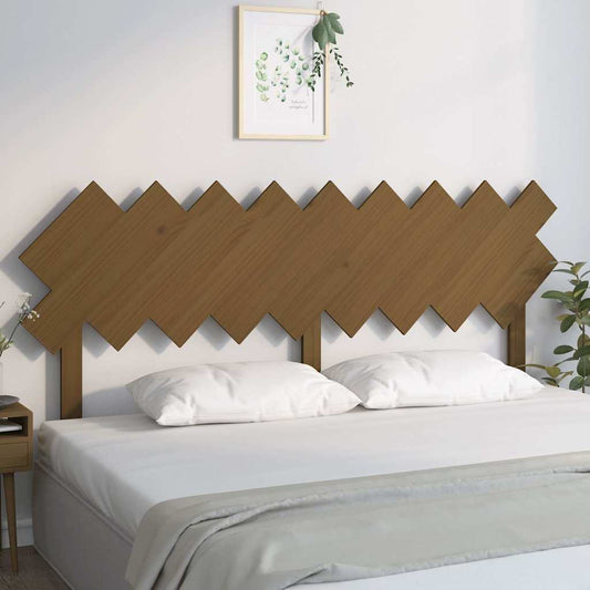 Bed Headboard Honey Brown 178x3x80.5 cm Solid Wood Pine