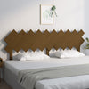 Bed Headboard Honey Brown 196x3x80.5 cm Solid Wood Pine