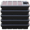 Assortment Boxes 5 pcs 40x30x5 cm Polypropylene