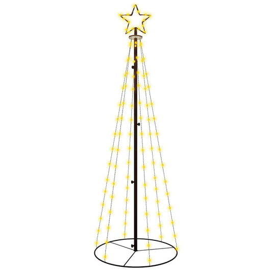 Christmas Cone Tree Warm white Powder-coated steel, copper, PVC