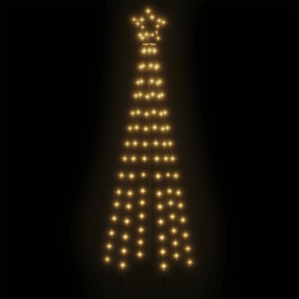 Christmas Cone Tree Warm white Powder-coated steel, copper, PVC