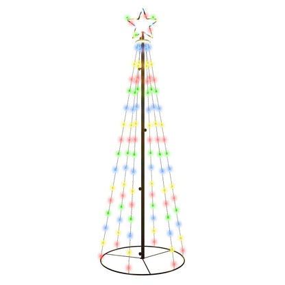 Christmas Cone Tree Multicolor Powder-coated steel, Copper, PVC