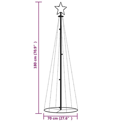Christmas Cone Tree Multicolor Powder-coated steel, Copper, PVC