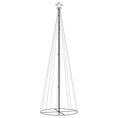 Christmas Cone Tree Cool White Powder-coated steel 9.8 Feet