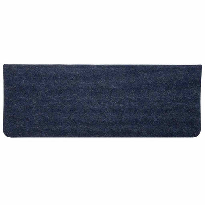 343481 vidaXL Stair Mats Self-adhesive 15 pcs 65x24,5x3,5 cm Blue