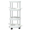 Cleaning Trolley with Storage Basket Aluminium
