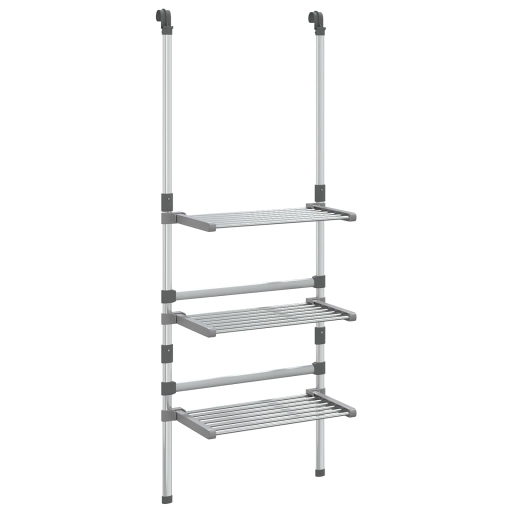 3-Tier Hanging Laundry Drying Rack Aluminium