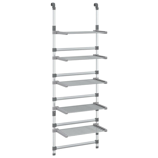 5-Tier Hanging Laundry Drying Rack Aluminium