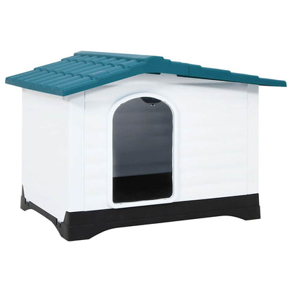 Dog House Blue 35.6"x26.8"x26" Polypropylene