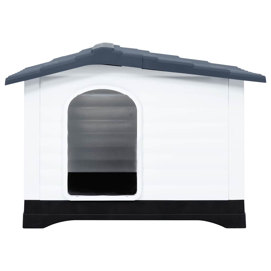 Dog House Grey 35.6x26.8x26.0" Polypropylene