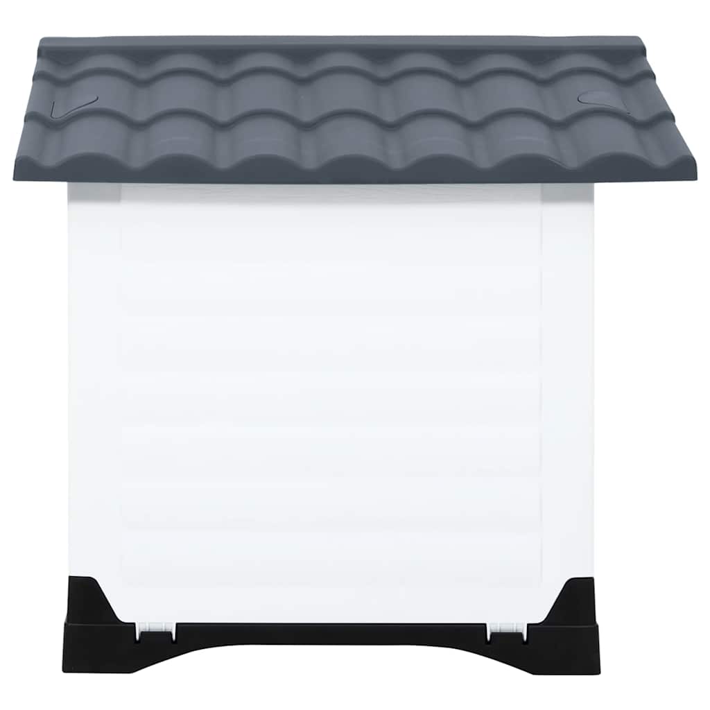 Dog House Grey 35.6x26.8x26.0" Polypropylene