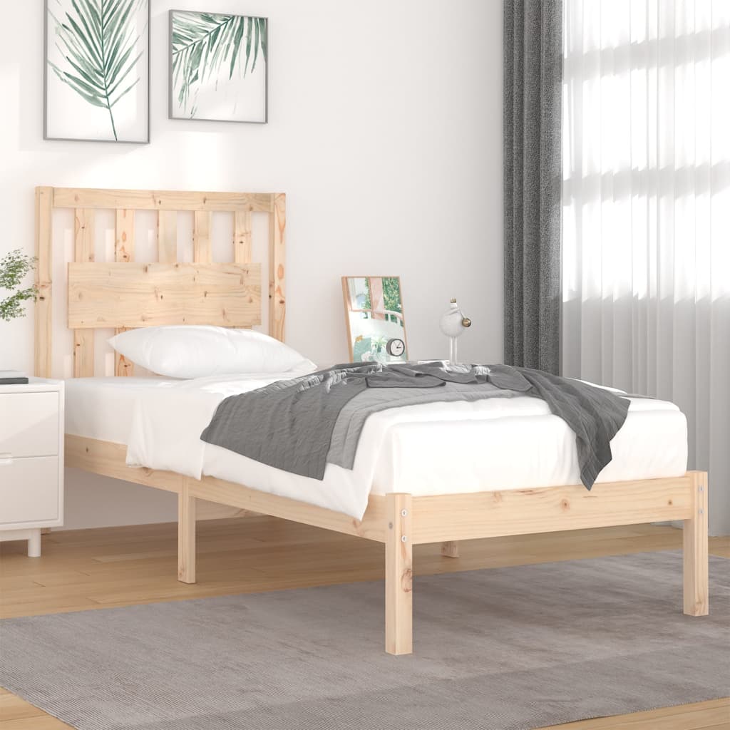 Bed Frame | Pine | Solid pinewood | Single | Stylish Features | Bed Frame