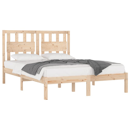 Bed Frame | Natural Pine | Solid Pine Wood | Double |  Durable