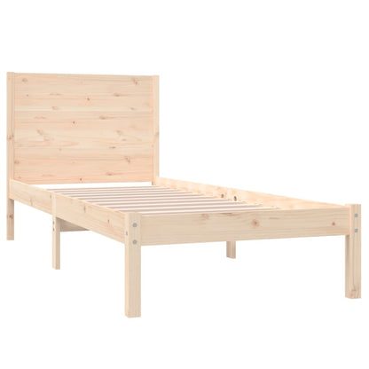 Bed Frame | Natural Wood | Solid pine wood | Small Single | Durable