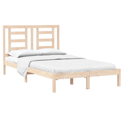Bed Frame without Mattress 120x200 cm Solid Wood Pine