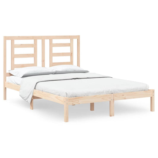 Bed Frame | Natural Pine | Solid Pine Wood | Double | Durable | Bed Frame
