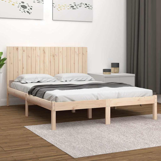 Bed Frame without Mattress 180x200 cm Super King Solid Wood