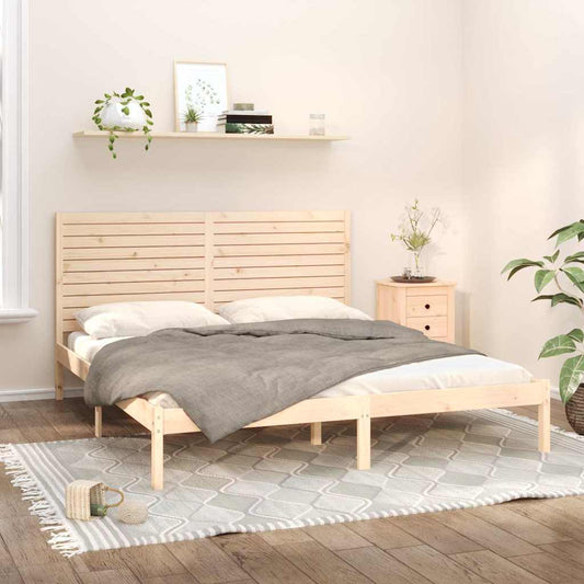 Bed Frame without Mattress 180x200 cm Super King Solid Wood