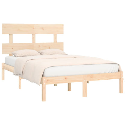 Bed Frame | Natural wood | Solid pine wood | King | Durable | Bed Frame