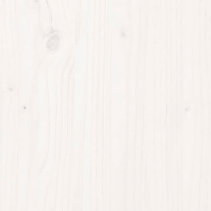 Bed Frame without Mattress White 140x200 cm Solid Wood