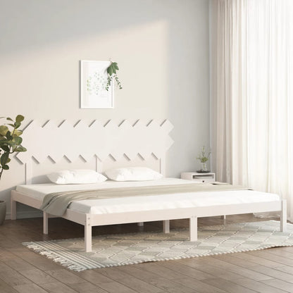 Bed Frame | White | Solid Pine Wood | Double | Durable | Bed Frame